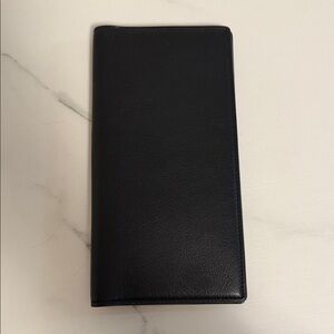 Lafayette 148 New York Black Leather Card Holder